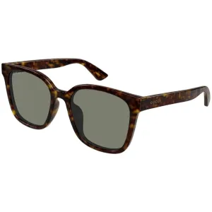 Gucci Men's Sunglasses - Full Rim Havana Acetate Square Shape Frame | GG1346SK 003