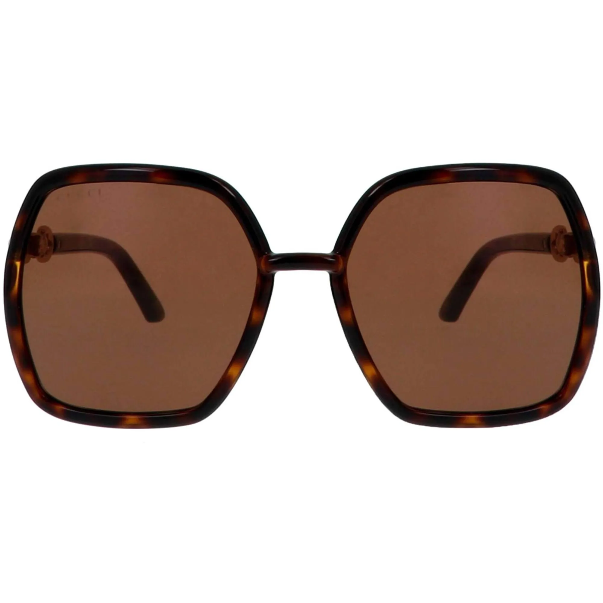 Gucci Women's Sunglasses - Full Rim Havana Plastic Square Shape Frame | GG0890S 002