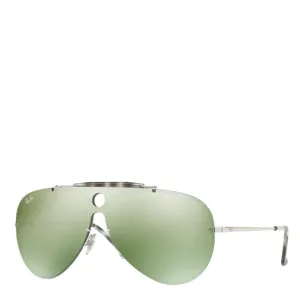 RAY-BAN BLAZE SHOOTER RB3581N SILVER/GREEN