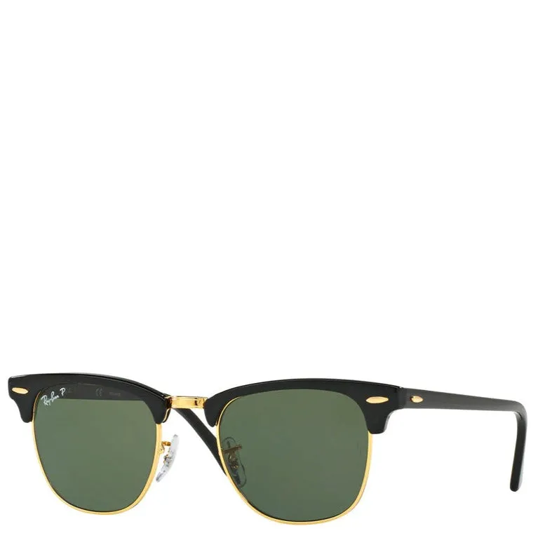 RAY-BAN CLUBMASTER RB3016 POLARIZED BLACK