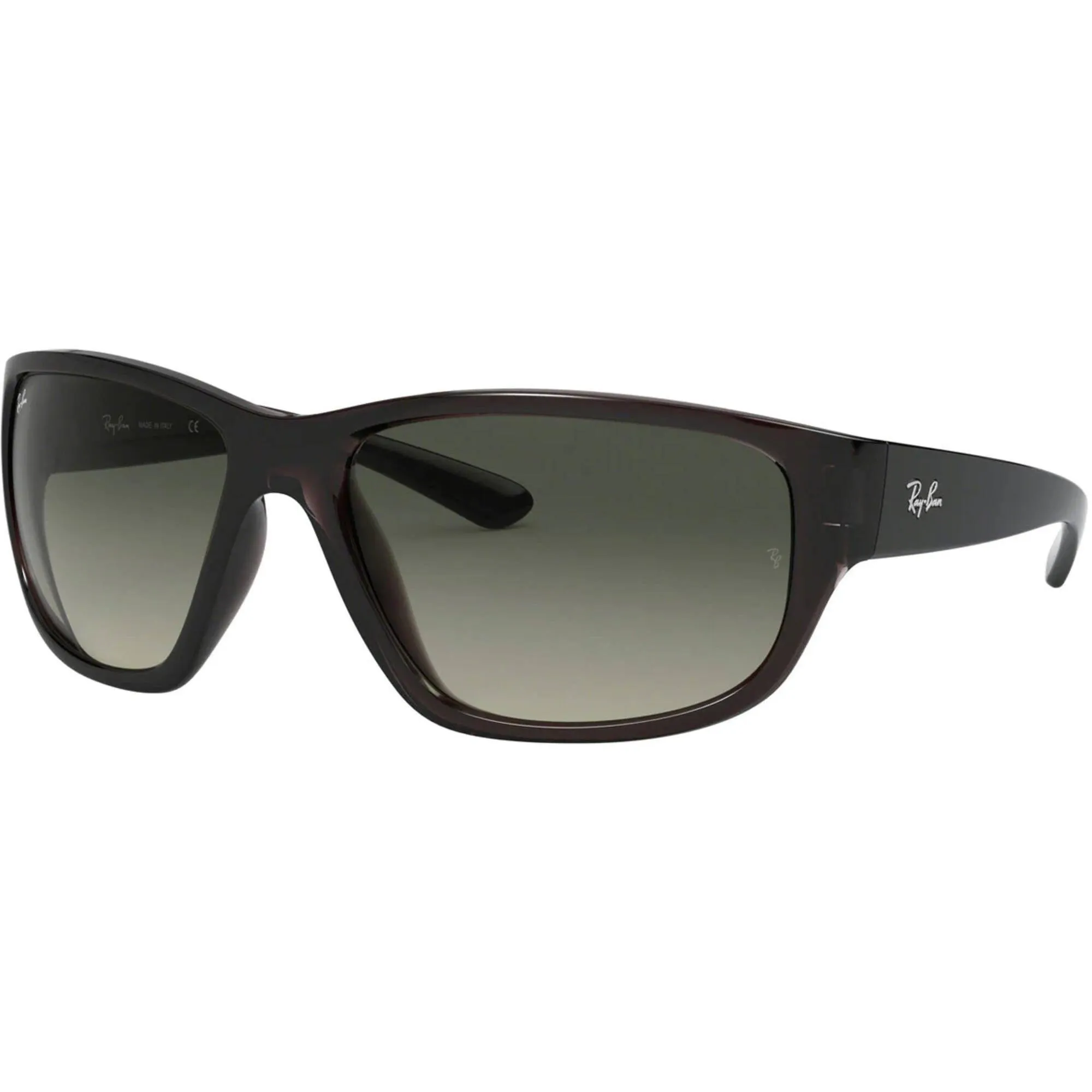 Ray Ban Men's Sunglasses - Full Rim Transparent Grey Frame | RAY BAN 0RB4300 705/71