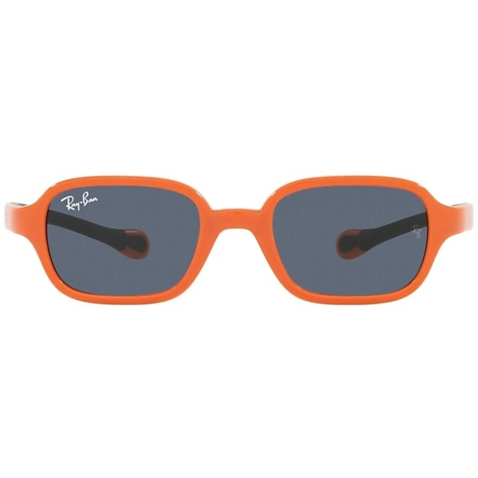Ray Ban Men's Sunglasses - Orange On Rubber Black Plastic Frame | 0RJ9074S 709587