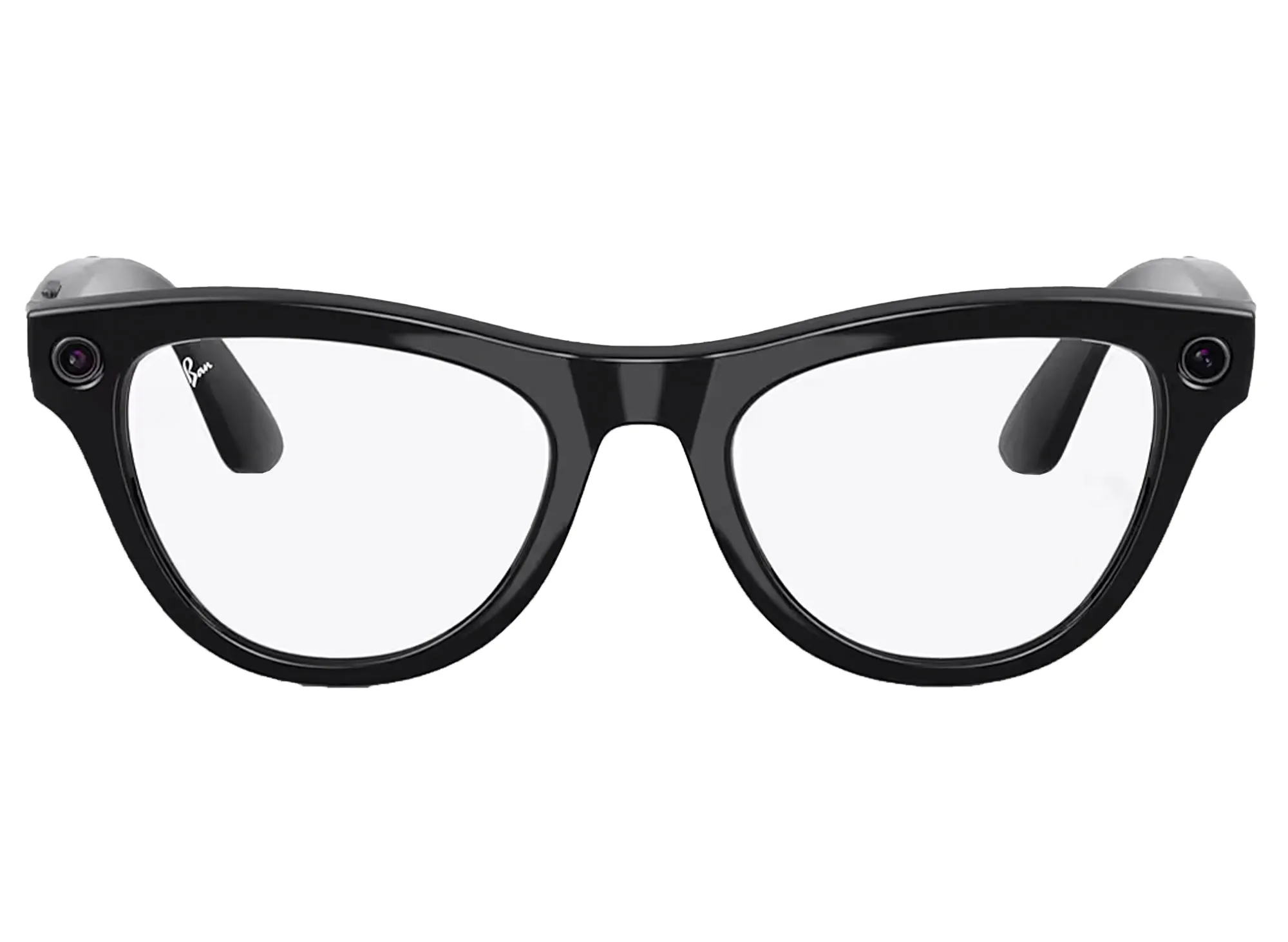 Ray-Ban Meta Skyler in Shiny Black w/ Amethyst Transition Lenses xld