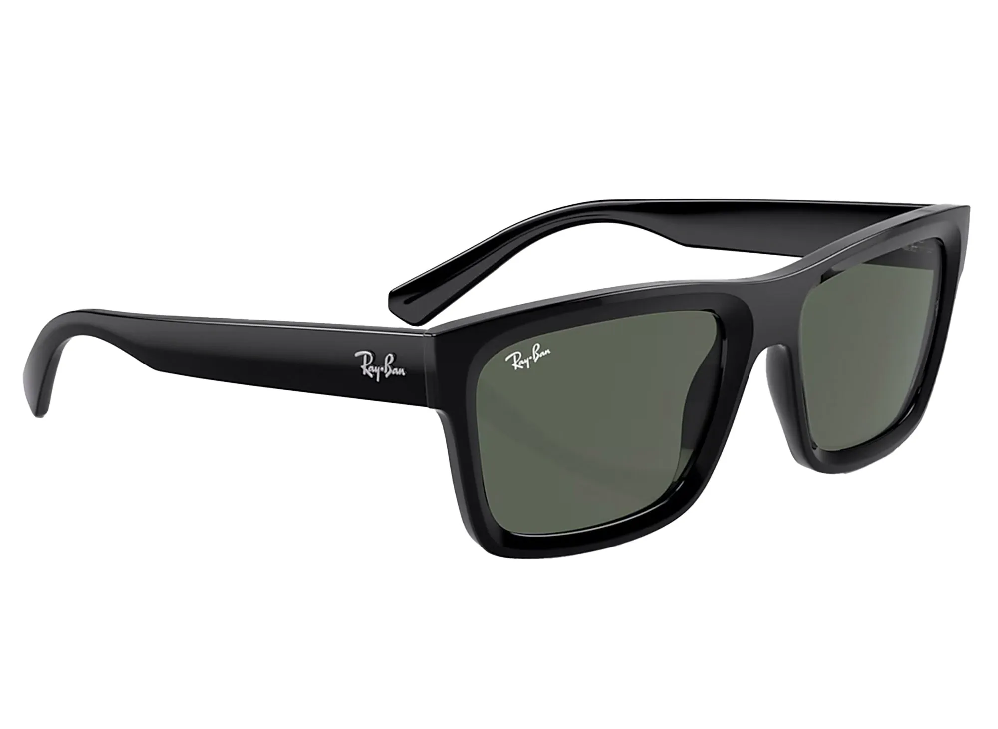 Ray Ban Warren in Black w/ Dark Green Lenses xld