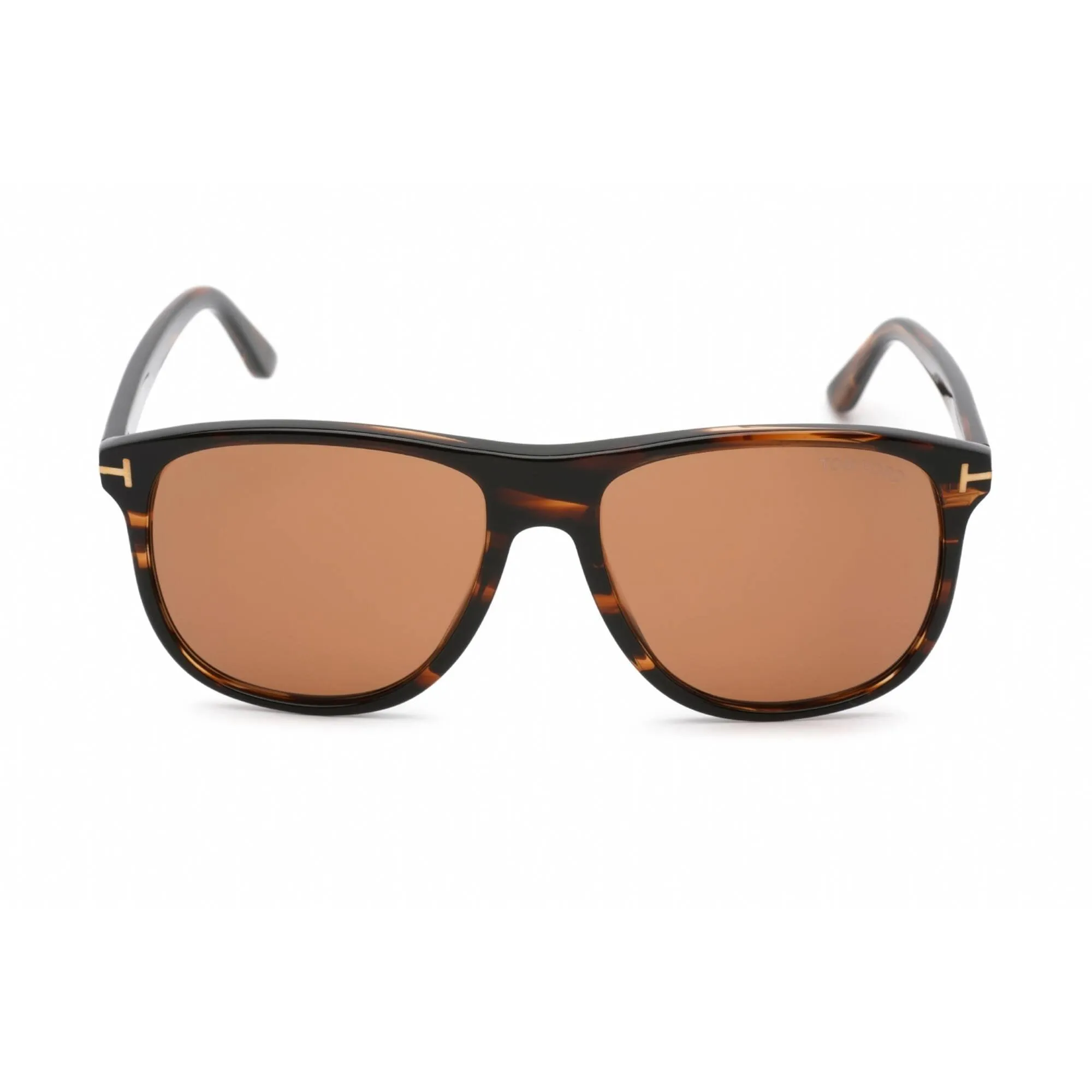 Tom Ford Men's Sunglasses - Full Rim Dark Brown Plastic Pilot Shape Frame | FT0905 50E