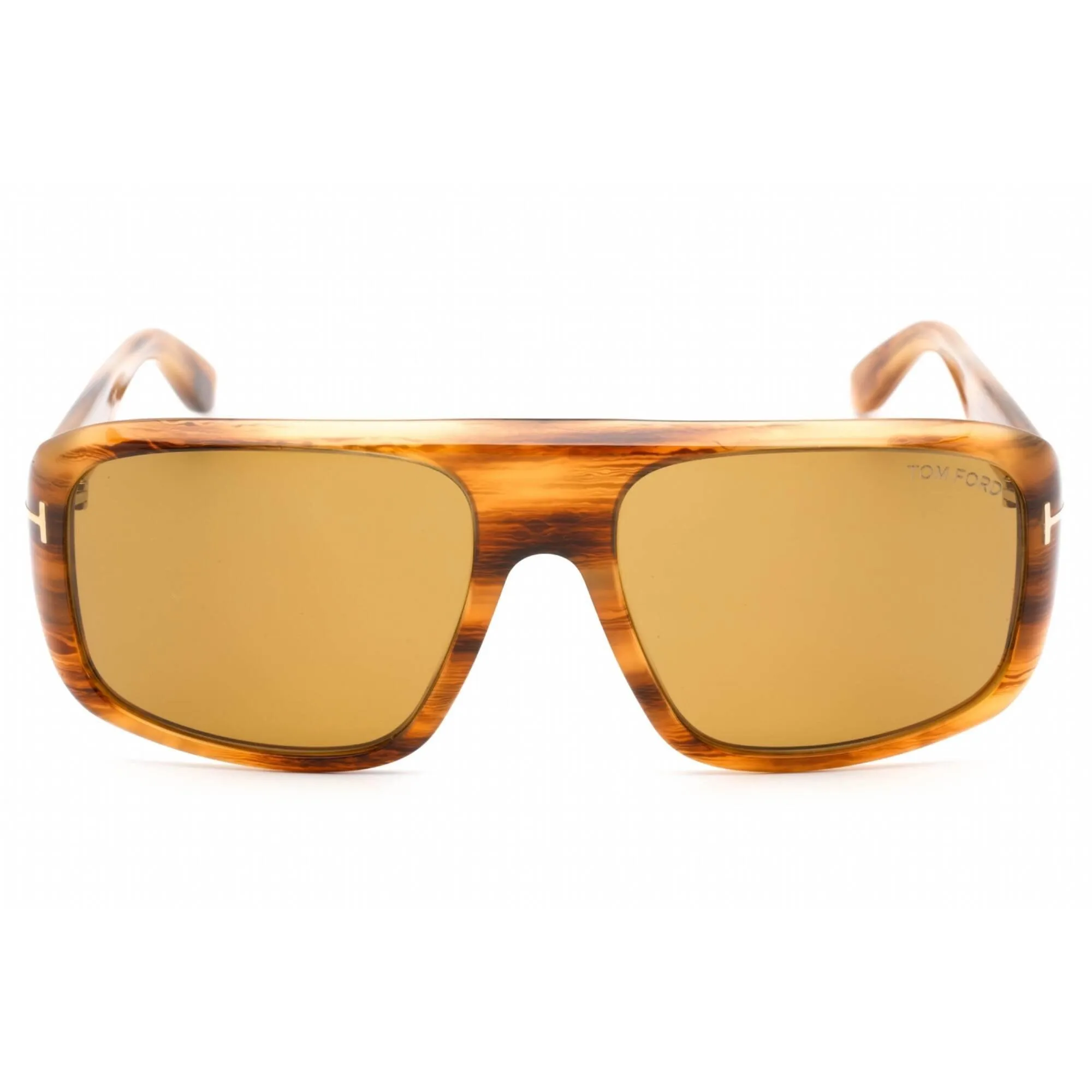 Tom Ford Men's Sunglasses - Havana/Other Rectangular Frame Brown Lens | FT0754 56E