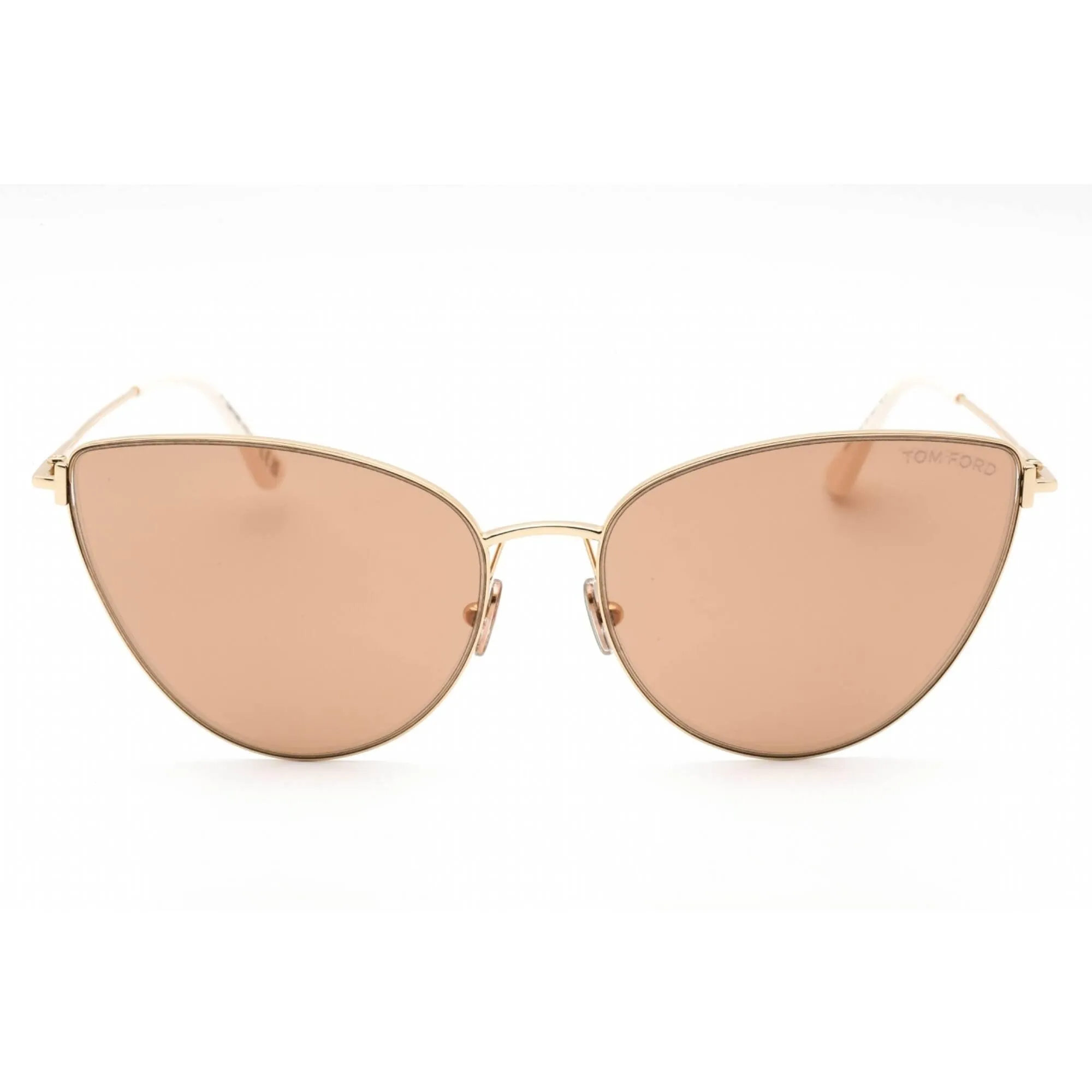 Tom Ford Women's Sunglasses - Gold Metal Frame Brown Mirror Lens | FT1005 32G